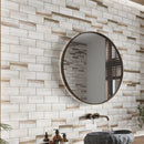 Beige 12x12 Matte Brick Recycled Glass Mosaic Tile (10 pack, 9.18 sq ft/case)