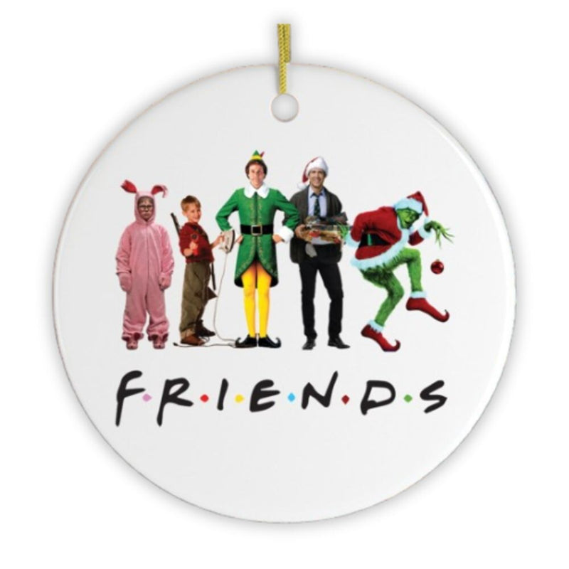 Christmas Movie Characters Friends Ornament