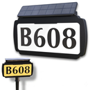 Address Sign House Number Solar Powered BICSSL-11 by Brighticonic