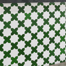 Dark Green 5x5 Glossy Cross Ceramic Tile (27 pack, 5.37 sq ft/case)