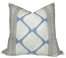 Austin Pillow Cover in Blue, Thibaut Pillows