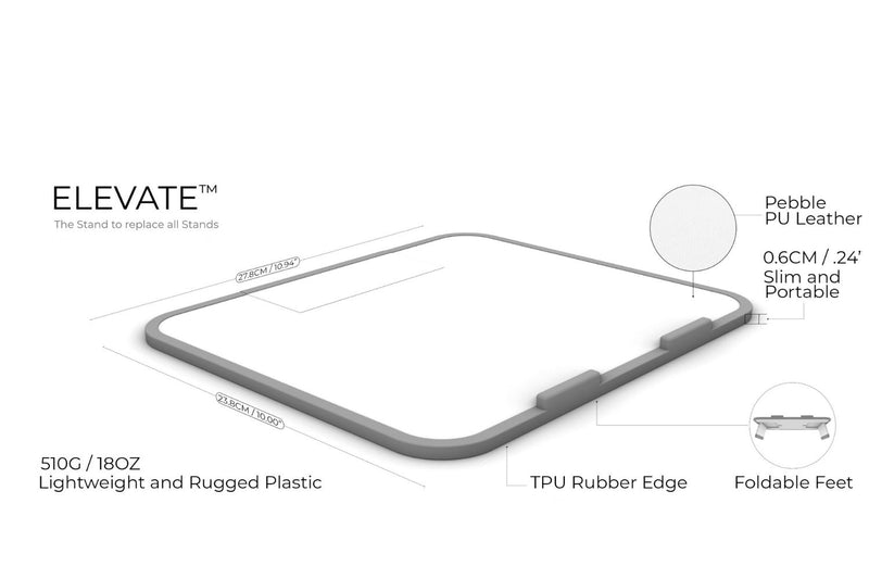 ELEVATE STAND FOR MACBOOK AND IPAD - WHITE