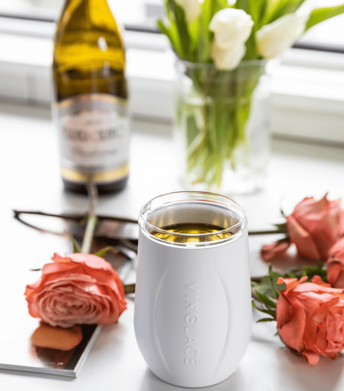 Glass Lined Wine Glass, photo 2 of 31