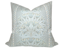 Cairo Pillow Cover in Spa Blue, Thibaut Pillows