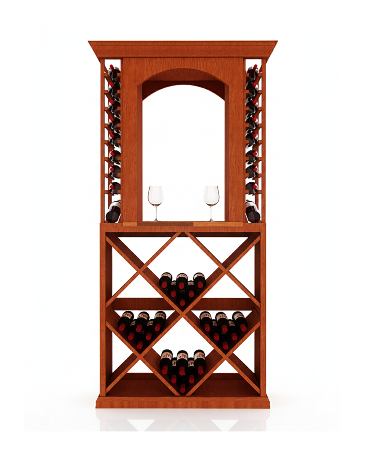 3 Foot Wine Cellar Storage System | 128 Bottle Capacity