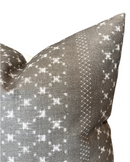 Nagoya Pillow Cover in Earth Grey, McLaurin + Piercy Textiles