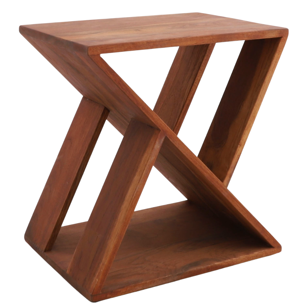Danish Teak Slatted Stool, photo 2 of 18