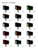 The Original UptownBox in JET BLACK - Modern Mailbox