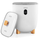 20L Towel Warmer Bucket with PTC Air Heater for Rapid and Even Heating-White by DirectDeals