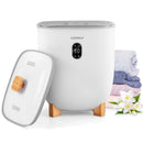 20L Towel Warmer Bucket with PTC Air Heater for Rapid and Even Heating-White by LJGDeals