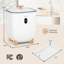 20L Towel Warmer Bucket with PTC Air Heater for Rapid and Even Heating-White by LJGDeals