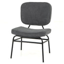 Upholstered Accent Chair Sherpa Reading Chair with Sponge Padding by LJGDeals