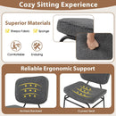 Upholstered Accent Chair Sherpa Reading Chair with Sponge Padding by LJGDeals