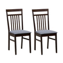 Upholstered Dining Chair Set of 2 by DirectDeals