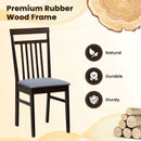 Upholstered Dining Chair Set of 2 by LJGDeals