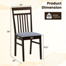 Upholstered Dining Chair Set of 2 by DirectDeals