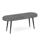 47 Inch Upholstered Entryway Bench with Heavy-duty Metal Frame by LJGDeals
