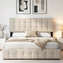 Upholstered Headboard Queen/Full Size with Adjustable Legs by LJGDeals