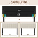 Upholstered Headboard Queen/Full Size with Adjustable Legs by LJGDeals