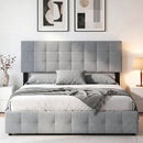 Upholstered Headboard Queen/Full Size with Adjustable Legs by LJGDeals