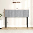 Upholstered Headboard Queen/Full Size with Adjustable Legs by LJGDeals