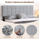 Upholstered Headboard Queen/Full Size with Adjustable Legs by LJGDeals