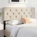Upholstered Tufted Headboard Queen/Full Size with Adjustable Legs by LJGDeals