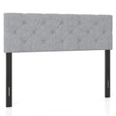 Upholstered Tufted Headboard Queen/Full Size with Adjustable Legs by DirectDeals