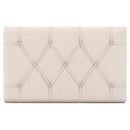 Upholstered Headboard for Twin Size Bed with Fabric Upholstery-Beige