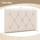 Upholstered Headboard for Twin Size Bed with Fabric Upholstery by LJGDeals