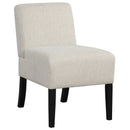 Upholstered Living Room Chair with Rubber Wood Legs by LJGDeals