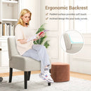 Upholstered Living Room Chair with Rubber Wood Legs by LJGDeals