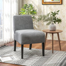 Upholstered Living Room Chair with Rubber Wood Legs by LJGDeals