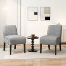 Upholstered Living Room Chair with Rubber Wood Legs by DirectDeals