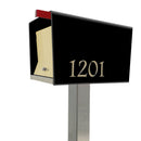 The Original UptownBox in JET BLACK - Modern Mailbox