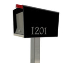 The Original UptownBox in JET BLACK - Modern Mailbox