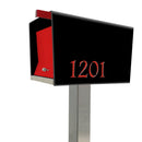The Original UptownBox in JET BLACK - Modern Mailbox