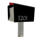 The Original UptownBox in JET BLACK - Modern Mailbox