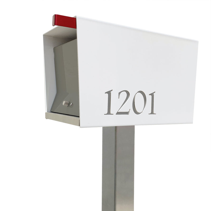 The Original UptownBox in ARCTIC WHITE - Modern Mailbox