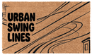Urban Swing Lines Coir Mat