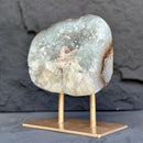 Uruguayan Quartz Geode With Stand For Collectors