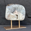 Uruguayan Quartz Geode With Stand For Collectors