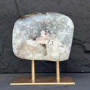 Uruguayan Quartz Geode With Stand For Collectors