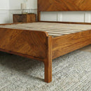 Bifrost Solid Wood Bed Frame With Headboard
