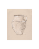 Vase Drawing Sepia