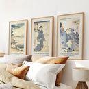 Utagawa Kuniyoshi Woodblock Painting Prints by Wall Art Set