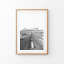 Utah Travel Black White Wall Art Print. Desert Road by Wall Art Set