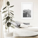 Utah Travel Black White Wall Art Print. Desert Road by Wall Art Set