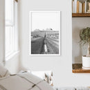 Utah Travel Black White Wall Art Print. Desert Road by Wall Art Set
