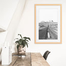 Utah Travel Black White Wall Art Print. Desert Road by Wall Art Set